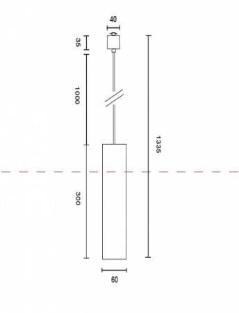 Трековый светильник TR025-1-GU10-W Maytoni Focus