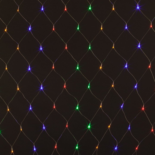 Гирлянда сеть 1,5*1,5 м IP20 300-001 мульти Eurosvet 300-001