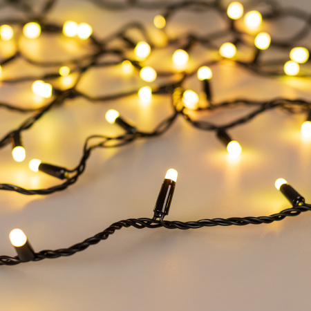 Arlight Светодиодная гирлянда ARD-STRING-CLASSIC-20000-BLACK-200LED-MILK-SYNC RGB (230V, 13W) (Ardecoled, IP65)