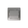 SE Glossa Платина Выключатель 1-клавишный, сх.1, 10AX