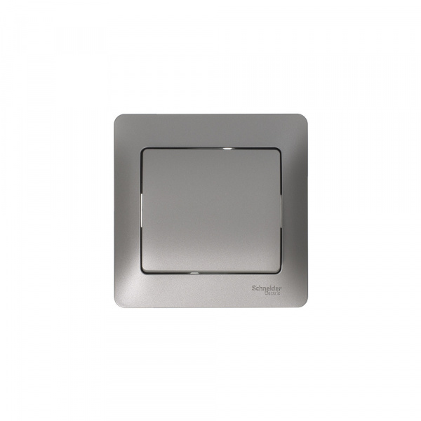 SE Glossa Платина Выключатель 1-клавишный, сх.1, 10AX