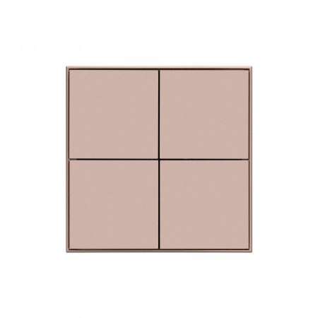 Arlight INTELLIGENT ARLIGHT Кнопочная панель KNX-304-23-IN Champagne (BUS, Frame) (IARL, IP20 Металл, 2 года)