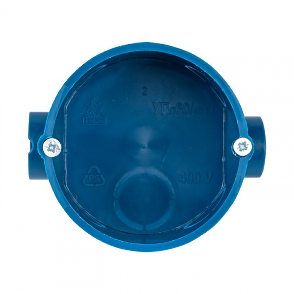 EKF PROxima Коробка установочная КМТ-010-002 для твердых стен (68х42) с саморезами IP20 розничный стикер