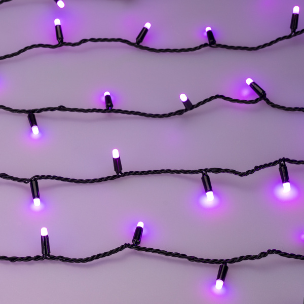 Arlight Светодиодная гирлянда ARD-STRING-CLASSIC-10000-BLACK-95LED-MILK-LIVE RGBW-DMX (24V, 10W) (Ardecoled, IP65)