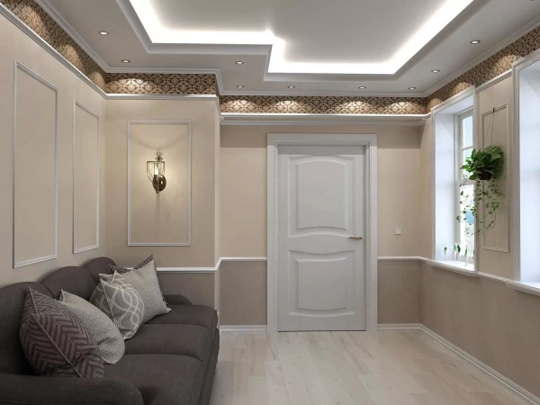 Карниз KX017, 43х43, 2000мм, Экополимер/22 Карниз KX017, 43х43, 2000мм, Экополимер/22