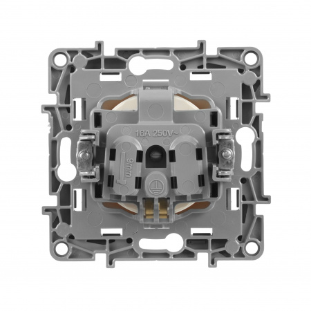 Legrand Etika Слоновая кость Розетка с/з, винтовые клеммы