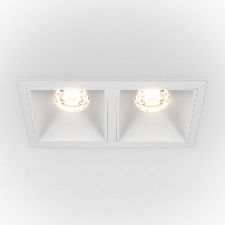 Встраиваемый светильник Downlight DL043-02-10W4K-SQ-W Maytoni Alfa