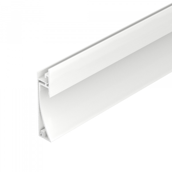 Профиль PLINTUS-H58-F-2000 WHITE (Arlight, Алюминий)