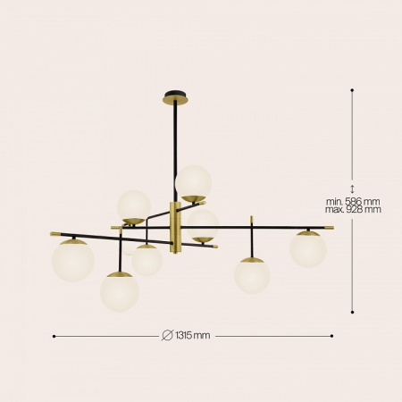 Подвесной светильник MOD048PL-09G Maytoni Nostalgia