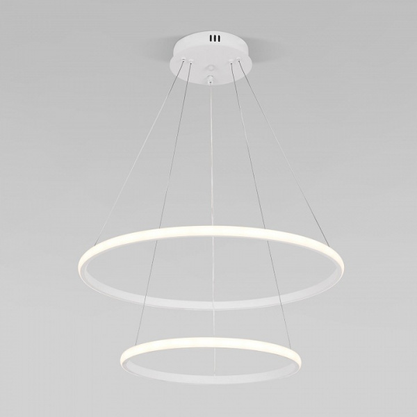 Подвесной светодиодный светильник с пультом управления 90264/2 белый Eurosvet Collars