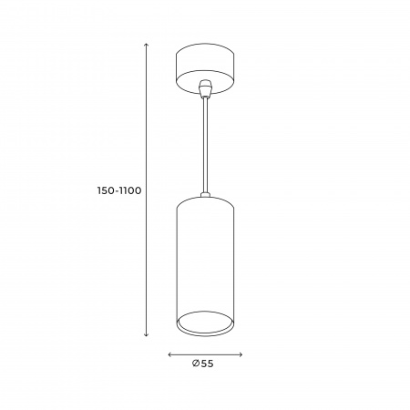 Точечный светильник Hesby Focus HSBL_0093 IP20, 35Вт, GU10, чёрный