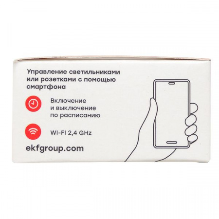 EKF Connect Умное реле в подрозетник 1-канальное Wi-Fi