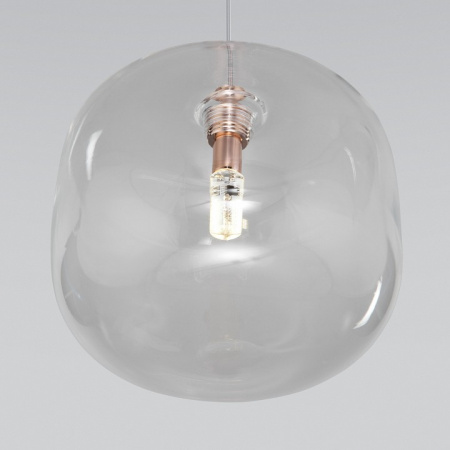 Подвесной светильник со стеклянным плафоном 50129/1 золото Eurosvet Jar