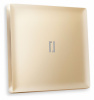 Лицевая панель ALFA (Шампань) для 1-клавишных выключателей с подсветкой QUANT AP6020
