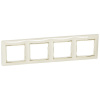 Legrand Valena Крем/Золото Рамка 4-ая горизонт.