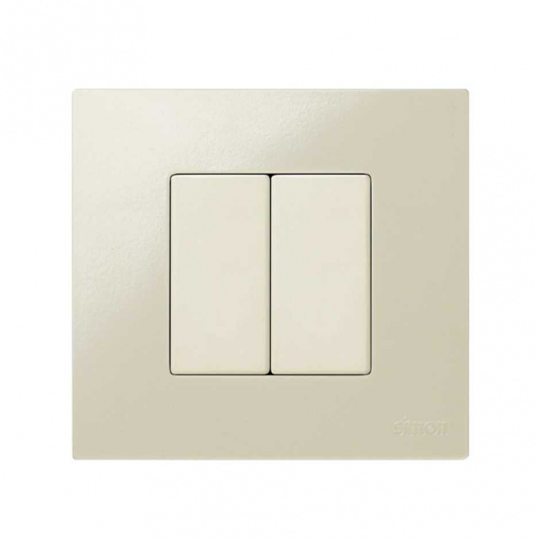 Simon 27 Слоновая кость Заглушка узкая