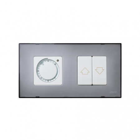 Simon 27 Play Серая прозрачная Рамка-декор 2-ая