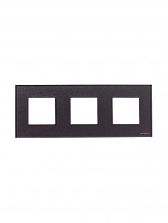 ABB NIE Zenit Стекло кофейное Рамка 3-я 2+2+2 мод