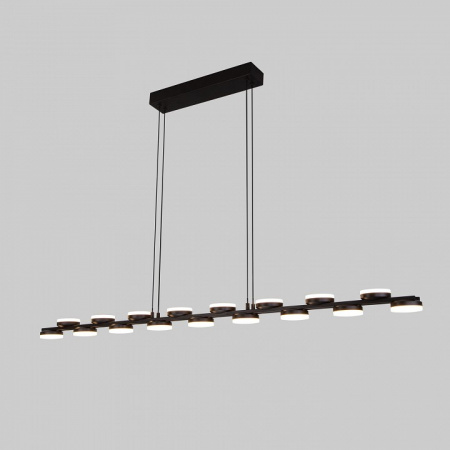 Подвесной светодиодный светильник 90332/17 черный Eurosvet Tapioca