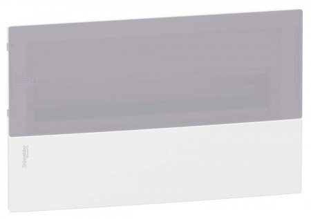 SE RESI9 MP (Mini Pragma) Бокс встраеваемый с дымчатой дверью 1 ряд/18 модулей, IP40, IK07, 63А, 2 клеммы, Италия