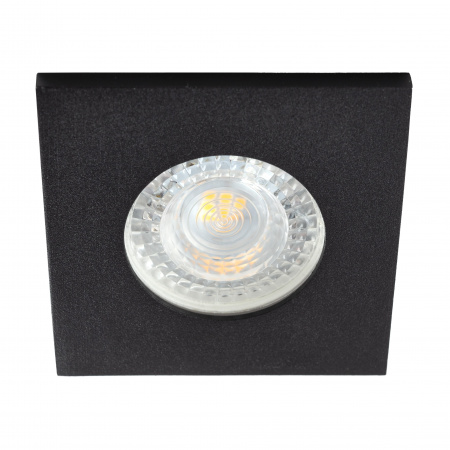 DK2031-BK Встраиваемый светильник, IP 20, 50 Вт, GU10, черный, алюминий