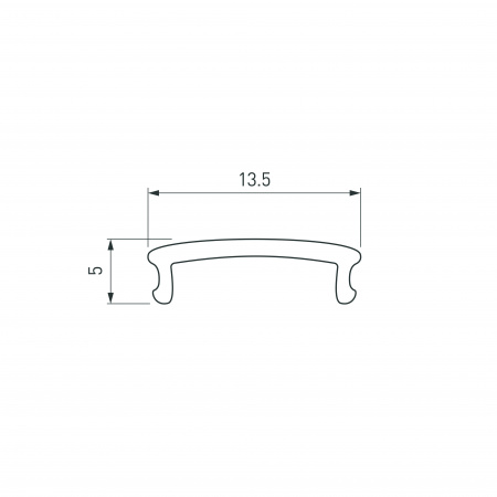 Экран СEIL-S14-SHADOW-3000 FLAT OPAL (Arlight, Пластик)