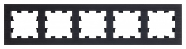 SE AtlasDesign Nature Металл оникс Рамка 5-ая, универсальная