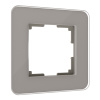 Рамка из стекла на 1 пост Elite дымчатый W0012417