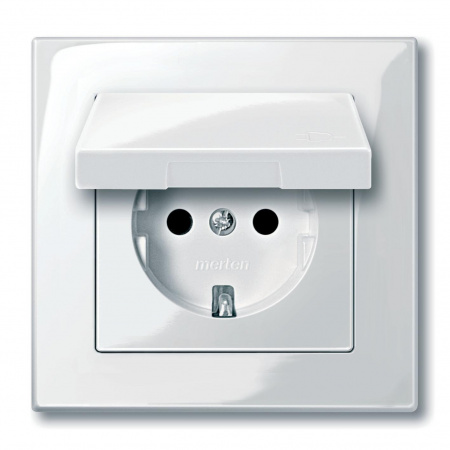 SE Merten SM M-Plan Бел глянец Рамка 1-ая