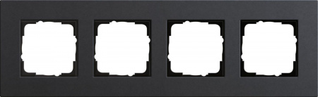 Gira ESP Lenoleum-Multiplex Антрацит Рамка 4-ая