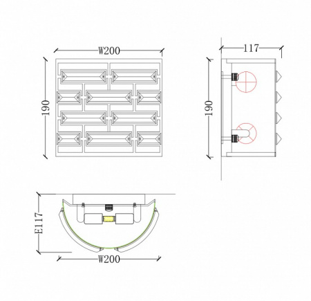 Настенный светильник (бра) MOD067WL-01CH Maytoni Frontera