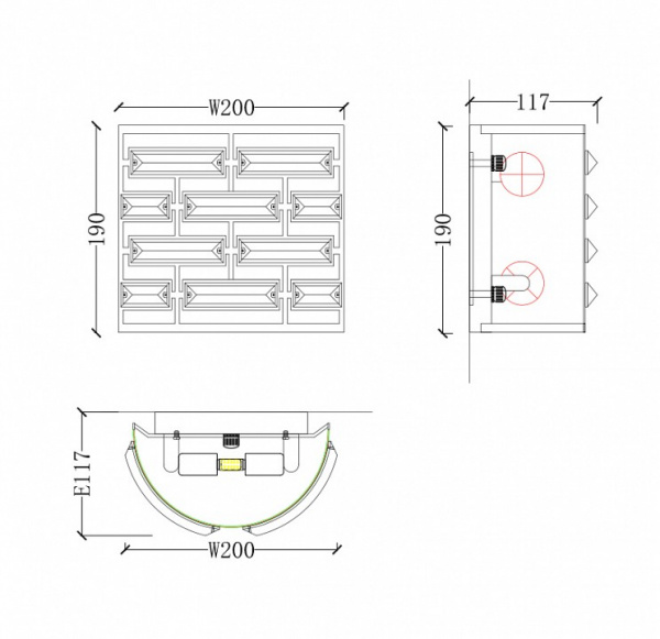 Настенный светильник (бра) MOD067WL-01CH Maytoni Frontera