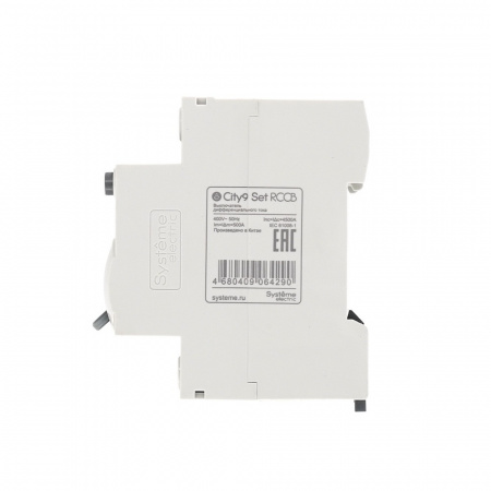 SE City9 Set Выключатель дифференциального тока (ВДТ) 25А 4P 30мА Тип-A 400В