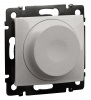 Legrand Valena Classic Алюминий Светорегулятор поворотный универсальный 2-проводный 5-300 Вт