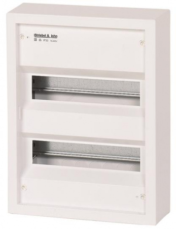 ABB Шкаф распределительный навесной без двери 2 ряда 24(28)мод. 385х295х110 IP30