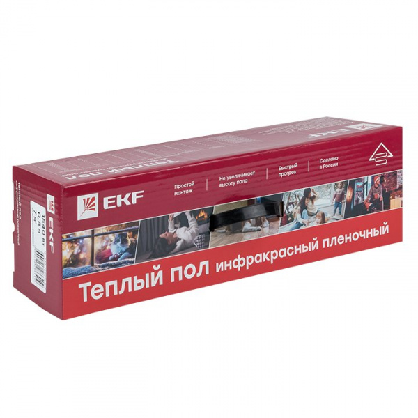 EKF PROxima Инфракрасный пленочный теплый пол 1540Вт 7м2 ширина 0,5 метра EKF PROxima Инфракрасный пленочный теплый пол 1540Вт 7м2 ширина 0,5 метра