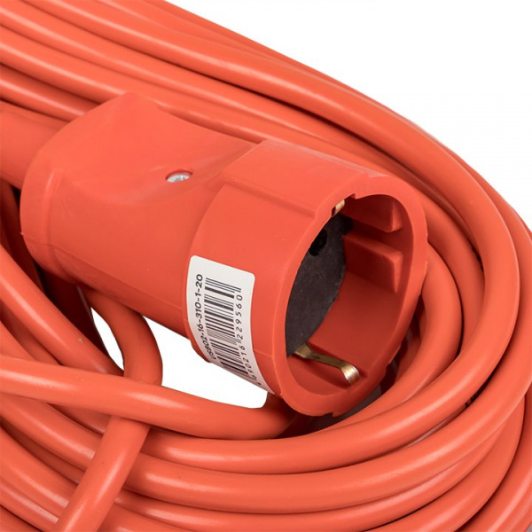 EKF PROxima Удлинитель "Зевс 2.0" 20м c заземлением ПВС 3*1 16А/3,5кВт