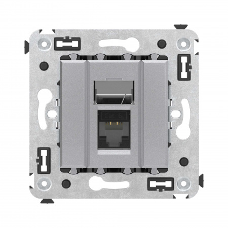 DKC Avanti Закаленная сталь Компьютерная розетка RJ-45 один  категория  6А