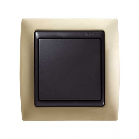 Simon 82 Шампань/Графит Рамка 1-ая