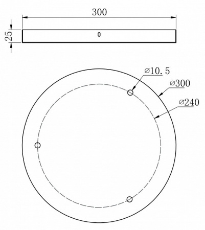 Универсальное крепление SPR-BASE-R-03-W Maytoni Universal base