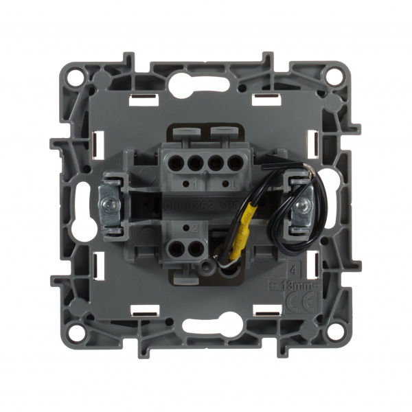 Legrand Etika Слоновая кость Переключатель с подсветкой, 10А, Автоматические клеммы