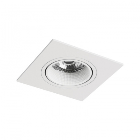 DK3071-WH Встраиваемый светильник, IP 20, 10 Вт, GU5.3, LED, белый/белый, пластик