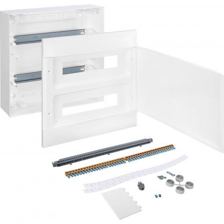 Legrand Practibox S Пластиковый щиток Навесной 2X18 Белая дверь