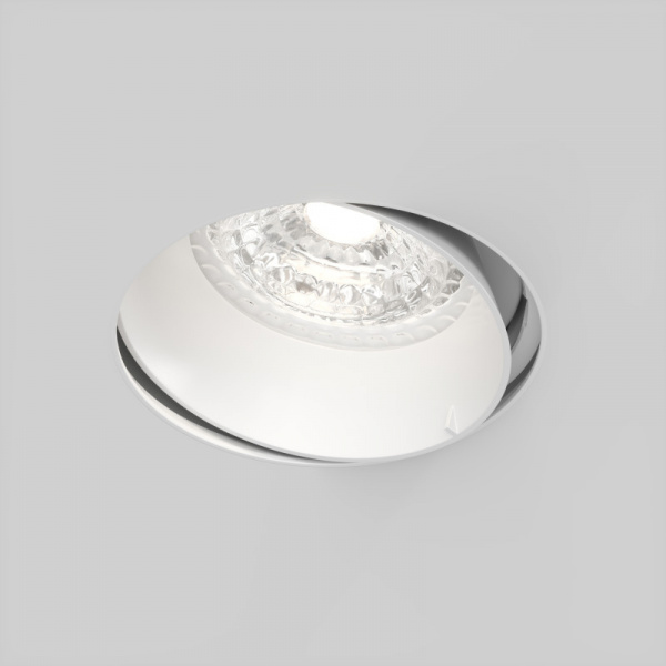 DK3055-WH Встраиваемый светильник, IP 20, 10 Вт, GU5.3, LED, белый, пластик