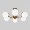 Потолочная люстра 70154/6 латунь Eurosvet Frost