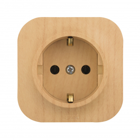 Legrand Quteo Сосна Розетка с/з