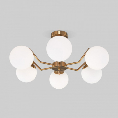 Потолочная люстра 70154/6 латунь Eurosvet Frost