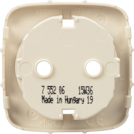 Legrand Valena ALLURE Сл.кость Накладка розетки с/з