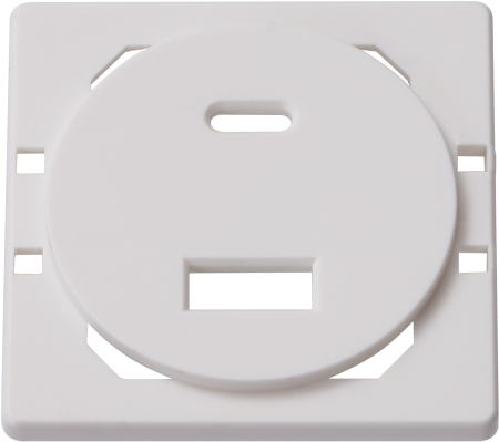 Donel Лицевая панель для USB зарядного устройства A+C, белый, серия N96 Collect, DTP286033