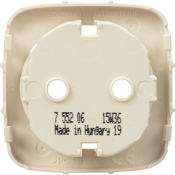 Legrand Valena ALLURE Сл.кость Накладка розетки с/з